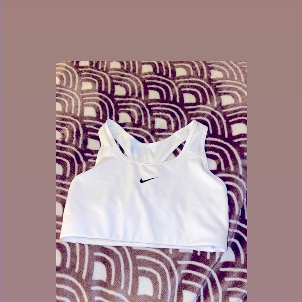 White Nike sports bra!